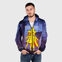 Ветровка с капюшоном мужская Little Nightmares 2, цвет: 3D-черный — фото 2