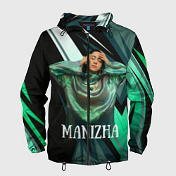 Ветровка с капюшоном мужская Манижа Manizha, цвет: 3D-черный