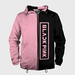 Ветровка с капюшоном мужская BLACKPINK, цвет: 3D-черный