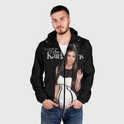 Ветровка с капюшоном мужская Keeping up with Kardashians, цвет: 3D-черный — фото 2