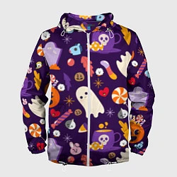 Мужская ветровка HALLOWEEN BTS BT21 PATTERN БТ21 БТС ХЕЛЛОУИН