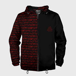 Мужская ветровка ВАЛЬКНУТ РУНИЧЕСКИЙ АЛФАВИТ