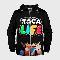 Ветровка с капюшоном мужская Toca Life: Friends, цвет: 3D-белый
