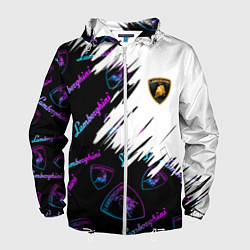 Мужская ветровка Lamborghini pattern gradient