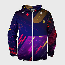 Мужская ветровка Cyber neon pattern Vanguard