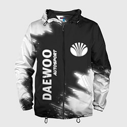 Ветровка с капюшоном мужская DAEWOO Autosport Краска FS, цвет: 3D-черный