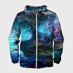 Мужская ветровка Неоновые облака neon clouds