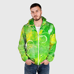 Ветровка с капюшоном мужская Мохито освежающий, цвет: 3D-белый — фото 2