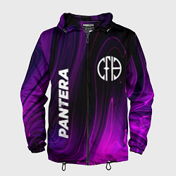 Ветровка с капюшоном мужская Pantera violet plasma, цвет: 3D-черный