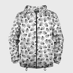 Мужская ветровка Ладонь скелета