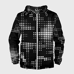 Мужская ветровка Pixel art - abstraction