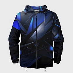 Мужская ветровка Blue black background