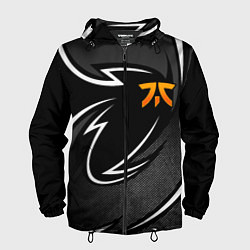 Ветровка с капюшоном мужская Fnatic - white line, цвет: 3D-черный