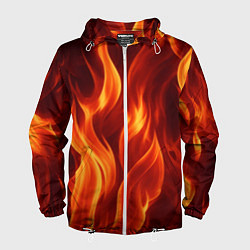 Мужская ветровка Пламя огня