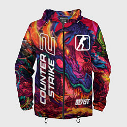 Ветровка с капюшоном мужская CS 2 hyper beast, цвет: 3D-черный