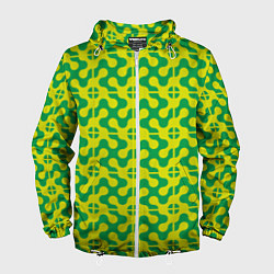 Мужская ветровка Паттерн из трансформированных геометрических фигур