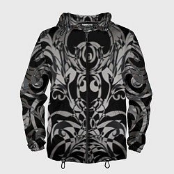 Мужская ветровка Серые паттерны