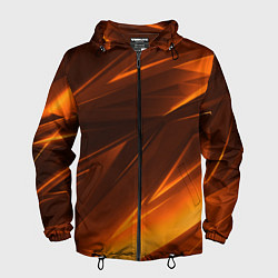 Мужская ветровка Geometry stripes orange