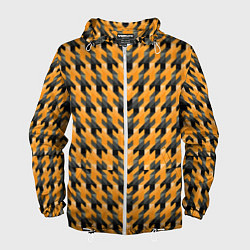 Мужская ветровка Чёрно-жёлтый паттерн