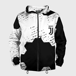 Мужская ветровка Juventus hexagon black sport