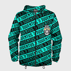 Мужская ветровка Juventus pattern logo steel