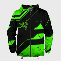 Ветровка с капюшоном мужская Razer geometry game, цвет: 3D-черный