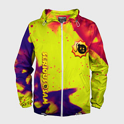 Мужская ветровка Serious Sam flame yellow