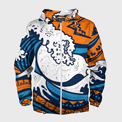 Мужская ветровка Современная японская абстракция