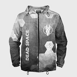 Ветровка с капюшоном мужская Dead Space - grey gradient вертикально, цвет: 3D-черный