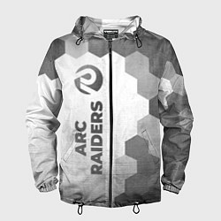 Ветровка с капюшоном мужская ARC Raiders - white gradient по-вертикали, цвет: 3D-черный