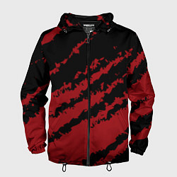 Мужская ветровка The color is red and black