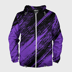 Мужская ветровка The color is purple and black