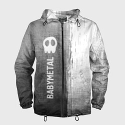 Мужская ветровка Babymetal - grey gradient по-вертикали