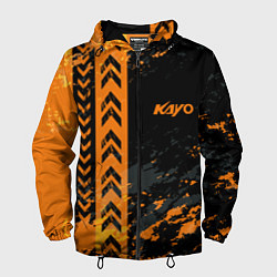 Ветровка с капюшоном мужская Kayo, цвет: 3D-черный