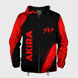 Мужская ветровка Akira - red gradient вертикально