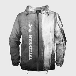 Ветровка с капюшоном мужская Tottenham - grey gradient по-вертикали, цвет: 3D-черный