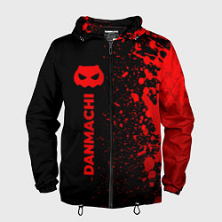 Мужская ветровка DanMachi - red gradient по-вертикали