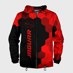 Мужская ветровка Jaguar - red gradient по-вертикали