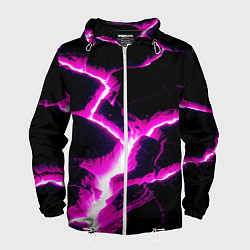 Мужская ветровка Color pink black