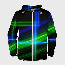 Мужская ветровка Color blue black green