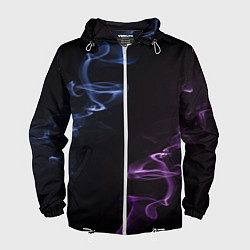 Мужская ветровка Color black blue pink