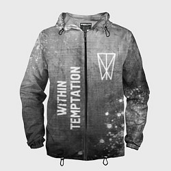 Мужская ветровка Within Temptation - grey gradient вертикально