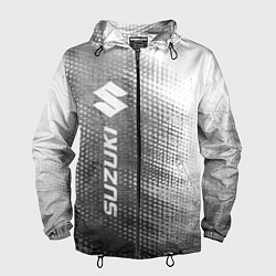 Мужская ветровка Suzuki - grey gradient по-вертикали