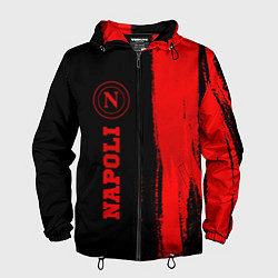 Мужская ветровка Napoli - red gradient по-вертикали
