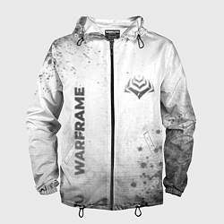 Ветровка с капюшоном мужская Warframe - white gradient вертикально, цвет: 3D-черный