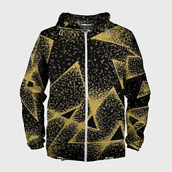 Мужская ветровка Triangle yellow with dots