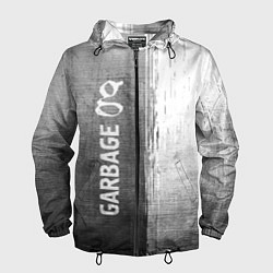 Ветровка с капюшоном мужская Garbage - grey gradient по-вертикали, цвет: 3D-черный