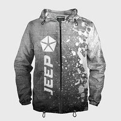 Мужская ветровка Jeep - grey gradient по-вертикали