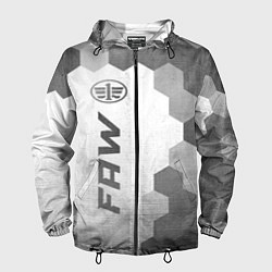 Мужская ветровка FAW - white gradient по-вертикали