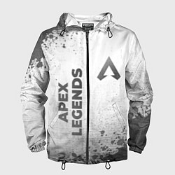 Ветровка с капюшоном мужская Apex Legends - white gradient вертикально, цвет: 3D-черный